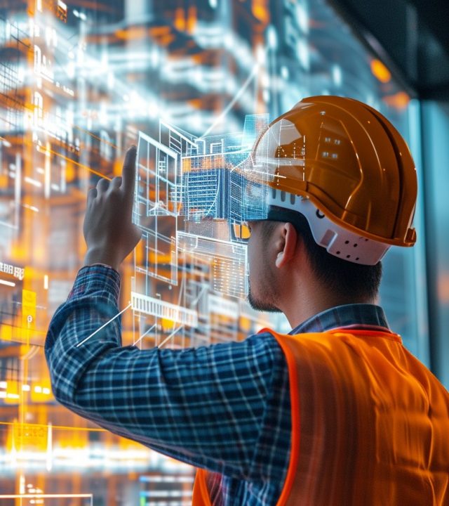 StockCake-Engineer Analyzing Blueprints_1712338621 StockCake-Engineer Analyzing Blueprints_1712338621